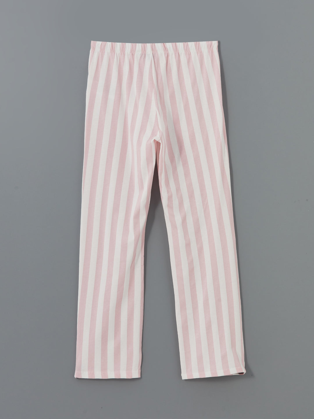 Lcw Young Ecru Shirt Collar Striped Women'S Pajama Set