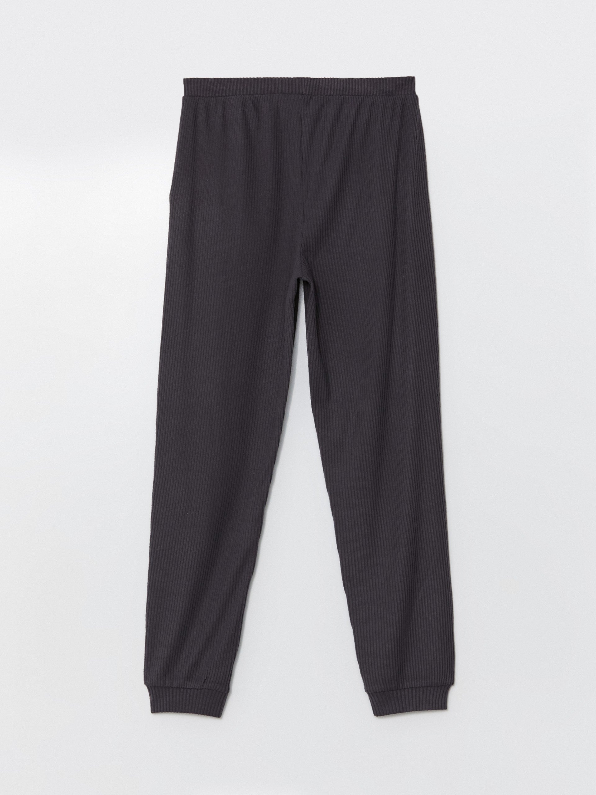 Lcw Dream Anthracite Crew Neck Women'S Pajama Set
