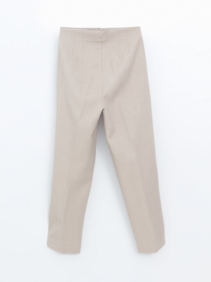 Lcw Vision Beige Women'S Carrot Cut Straight Trousers