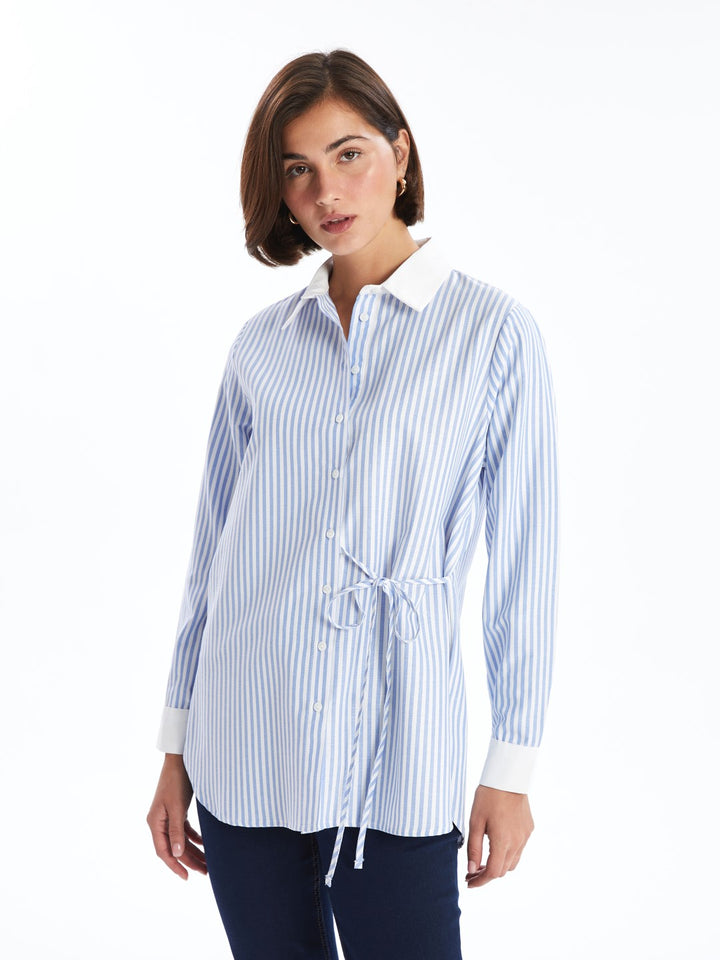 LCWAIKIKI Classic

Blue Striped Striped Women's Shirt