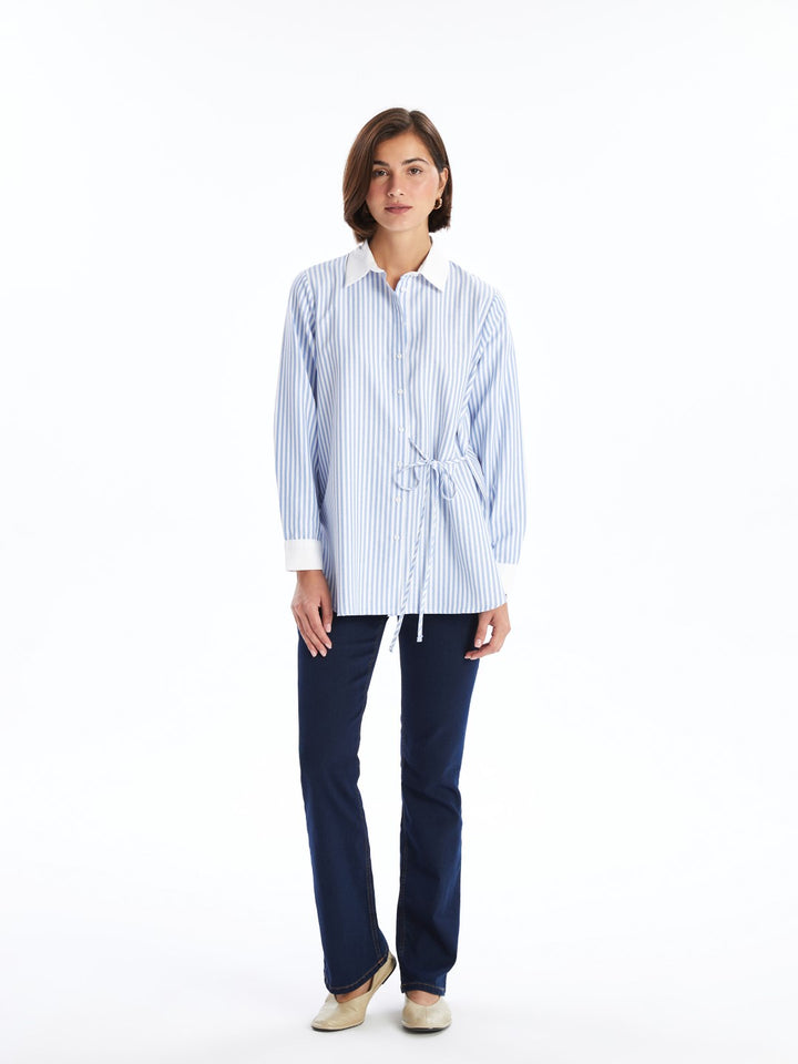 LCWAIKIKI Classic

Blue Striped Striped Women's Shirt