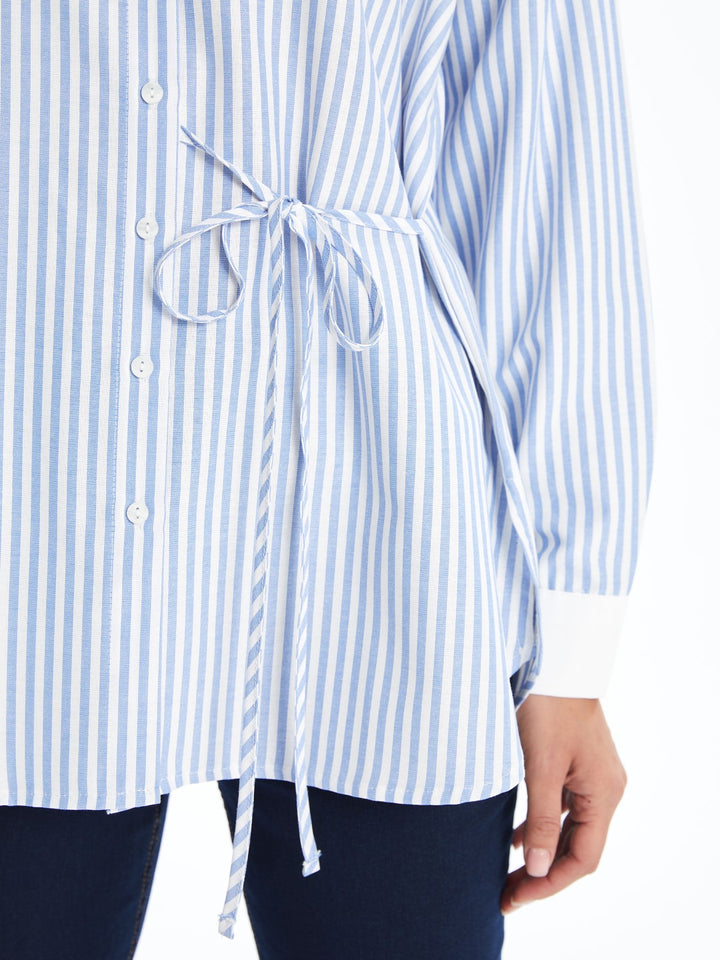 LCWAIKIKI Classic

Blue Striped Striped Women's Shirt