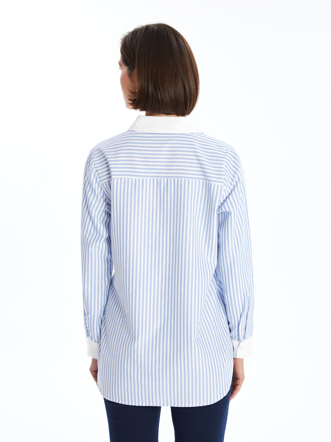 LCWAIKIKI Classic

Blue Striped Striped Women's Shirt