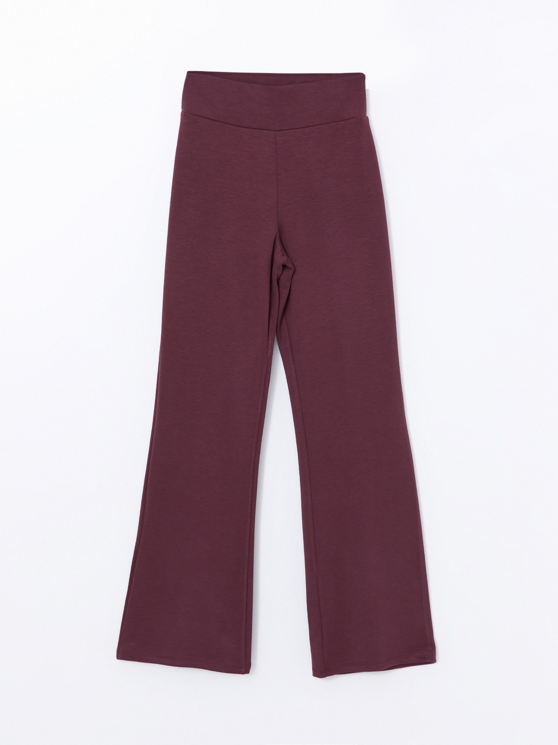 Lcw Modest Plum Elastic Waist Women'S Tracksuit Bottoms