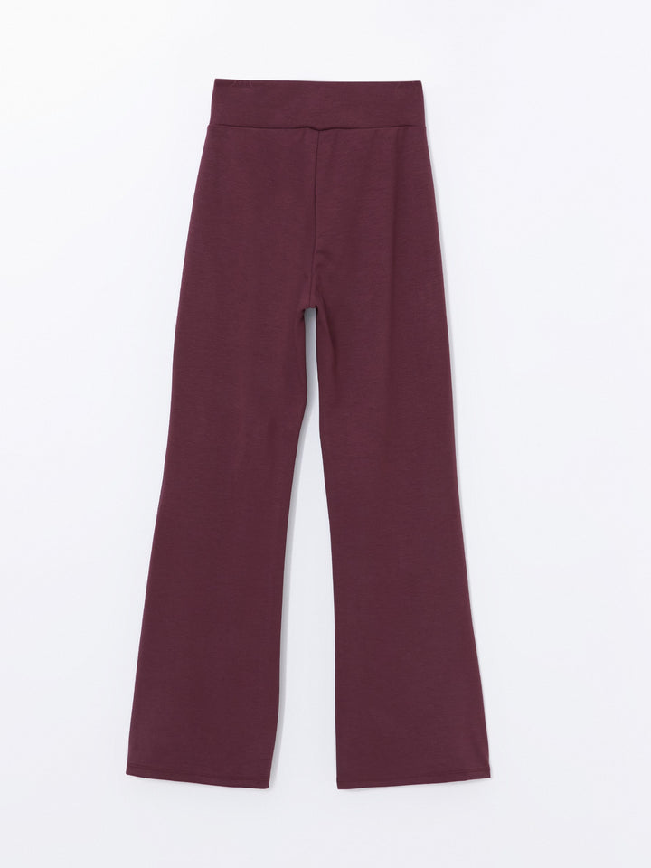 Lcw Modest Plum Elastic Waist Women'S Tracksuit Bottoms