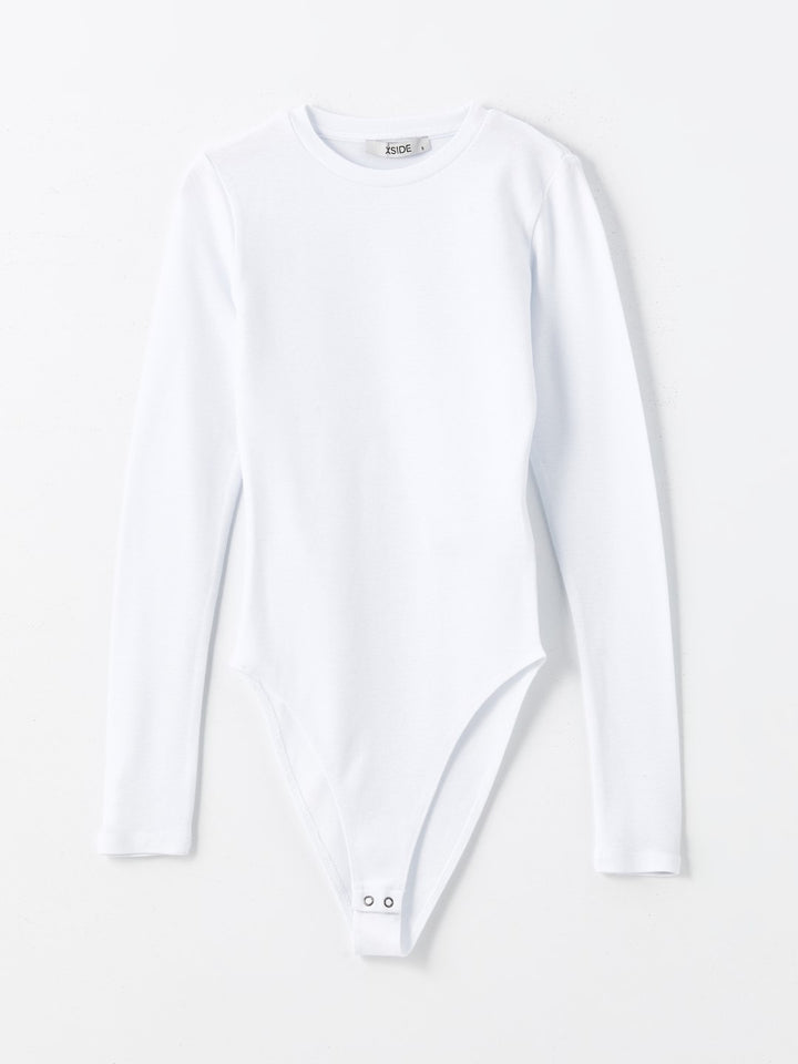 XSIDE

Buxe White Crew Neck Women's Bodysuit