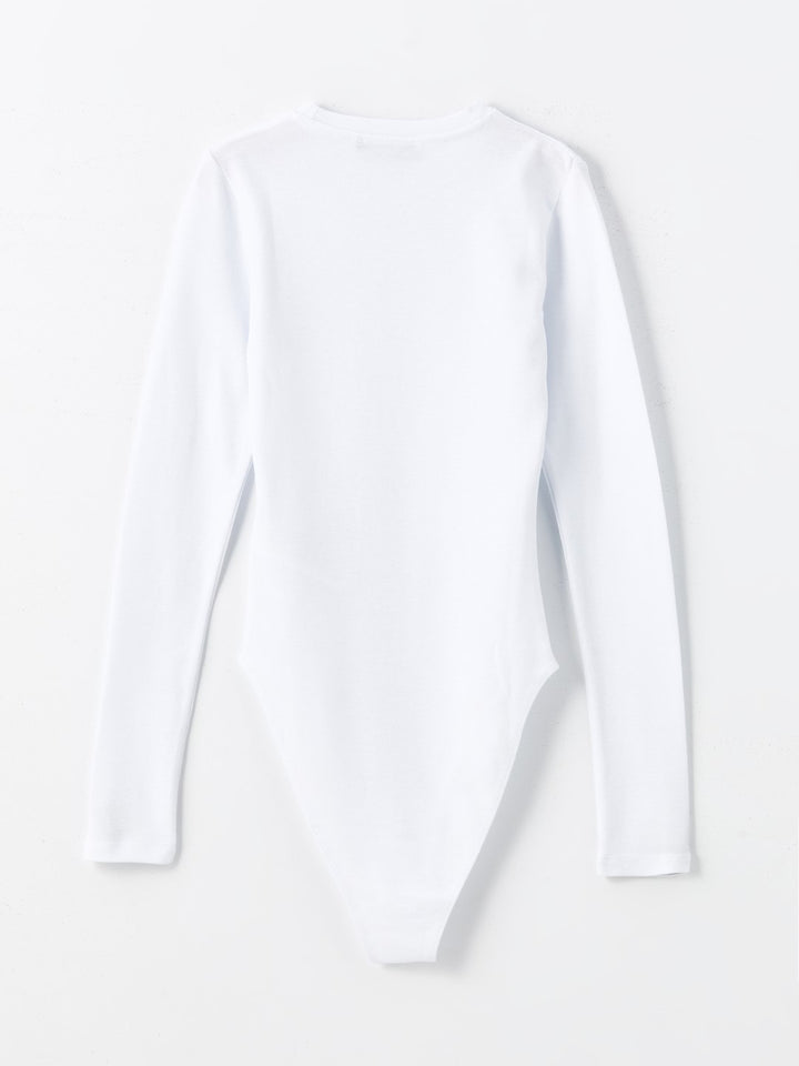 XSIDE

Buxe White Crew Neck Women's Bodysuit