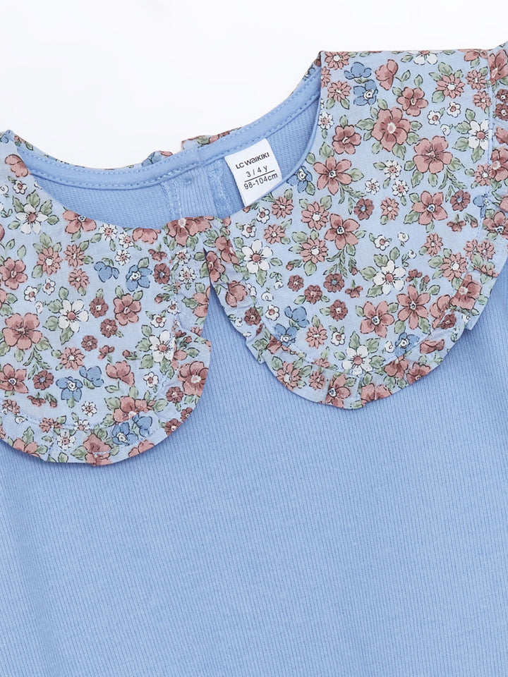 LC WAIKIKI Baby Collar Floral Girls Sweatshirt