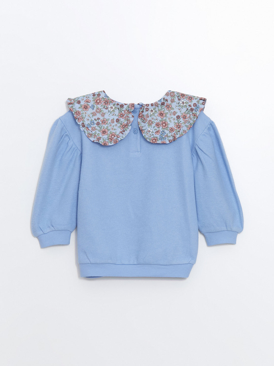 LC WAIKIKI Baby Collar Floral Girls Sweatshirt