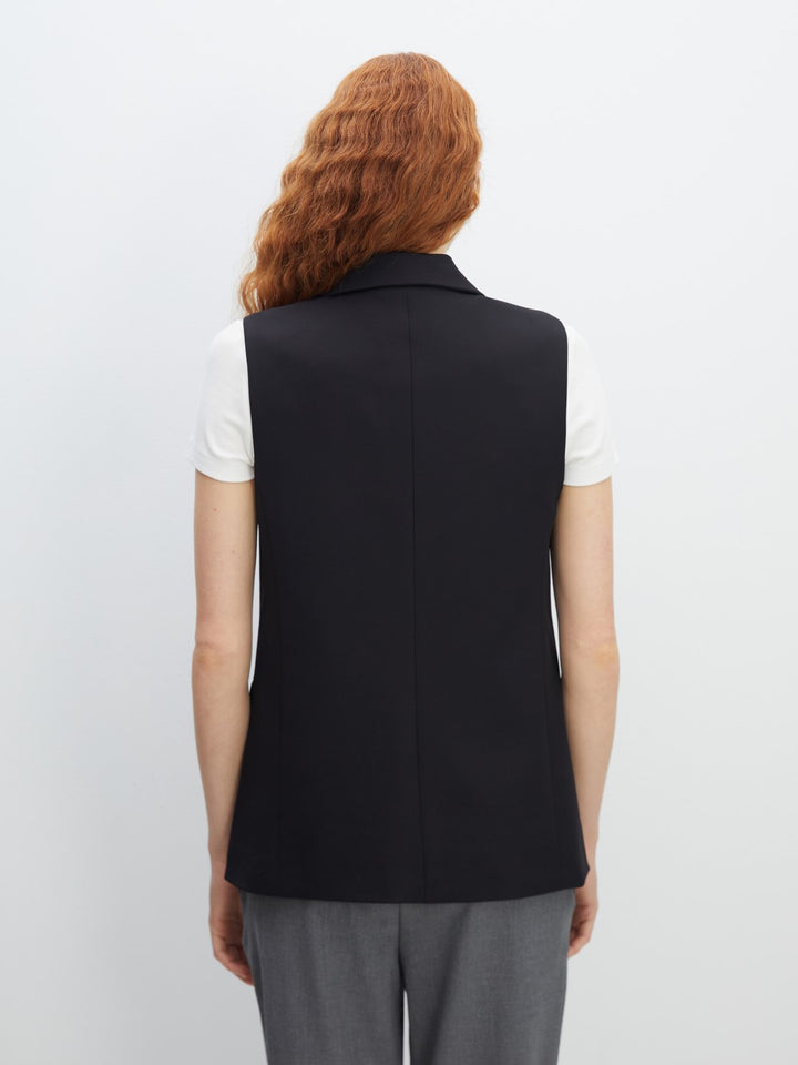 LCW Vision

New Black Jacket Collar Women's Classic Vest