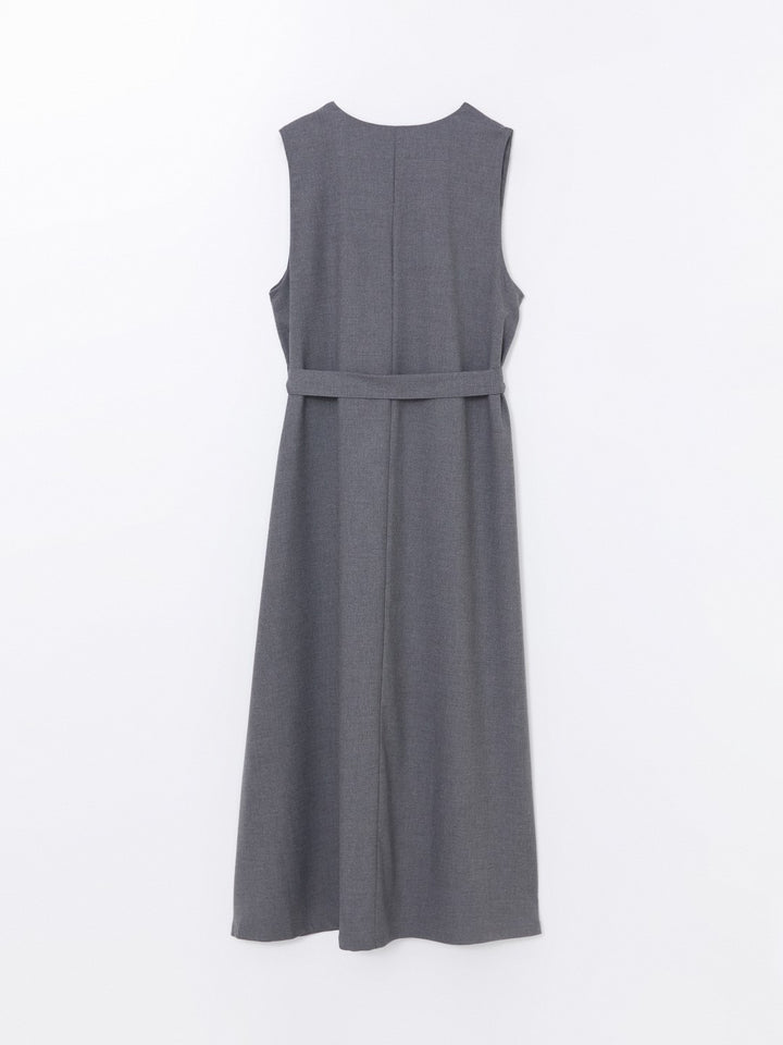 LCW Modest

Dark Grey V Neck Women's Dress