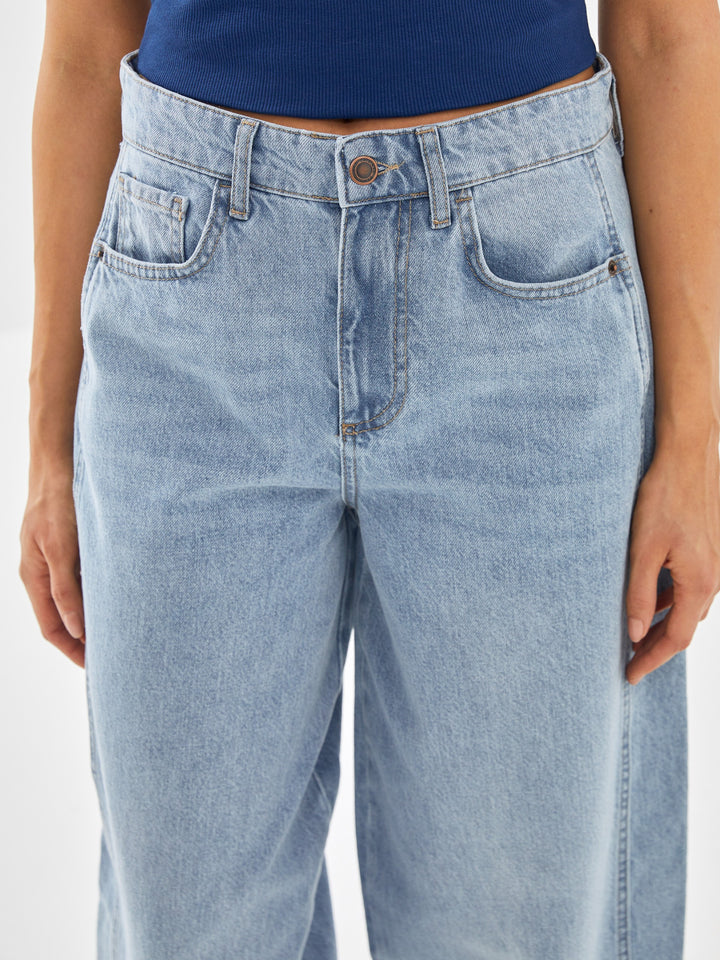 Lcw Vision Indigo Balloon Fit Women'S Jeans