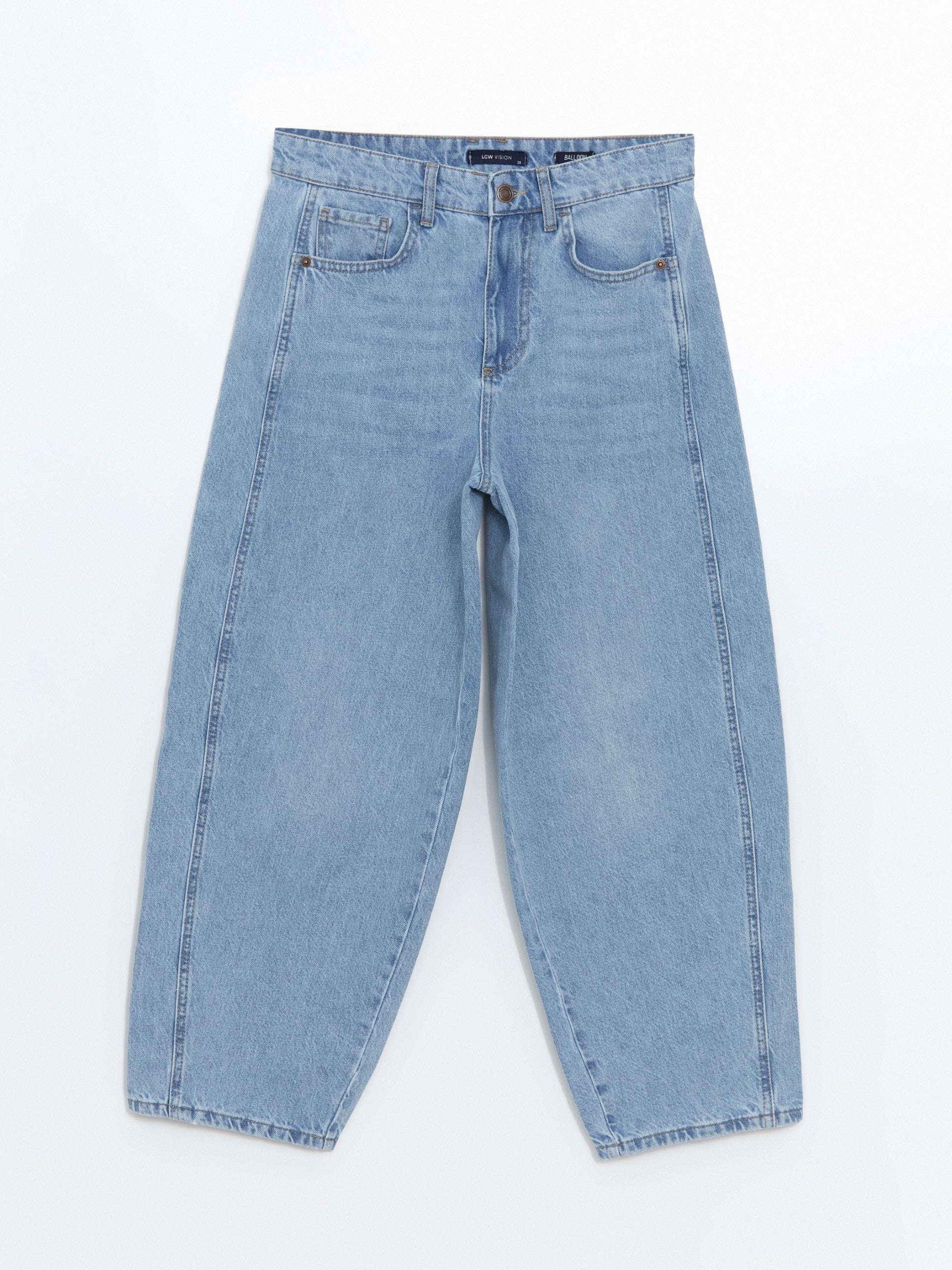 Lcw Vision Indigo Balloon Fit Women'S Jeans