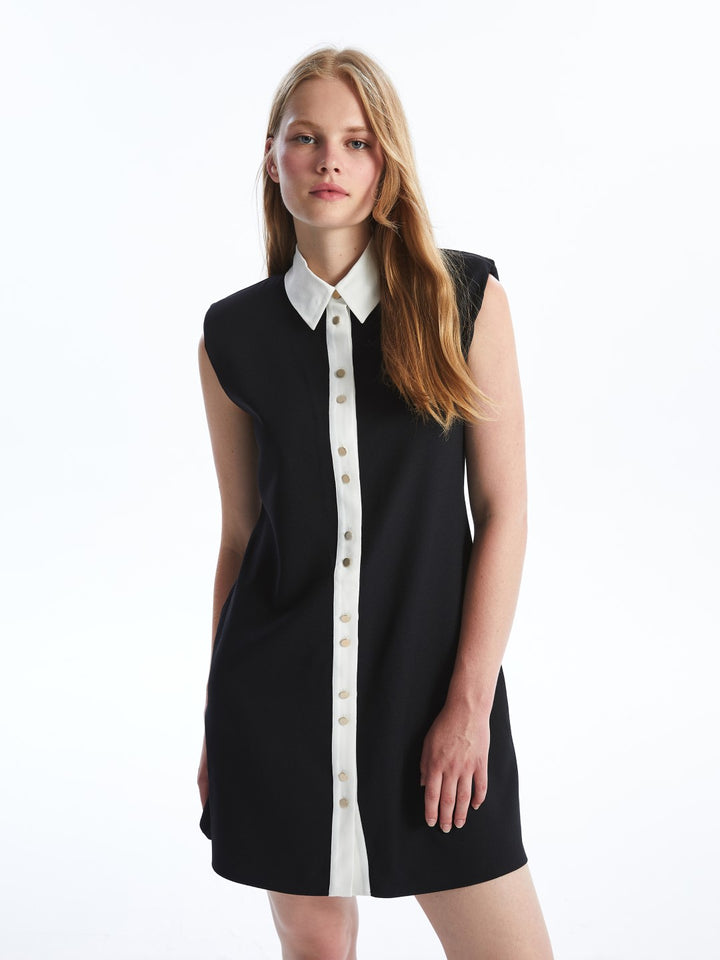 LCW Vision

New Black Women's Plain Shirt Dress