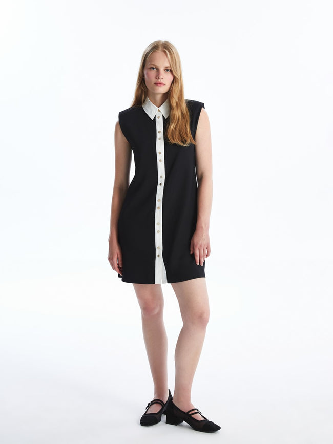 LCW Vision

New Black Women's Plain Shirt Dress Main Image