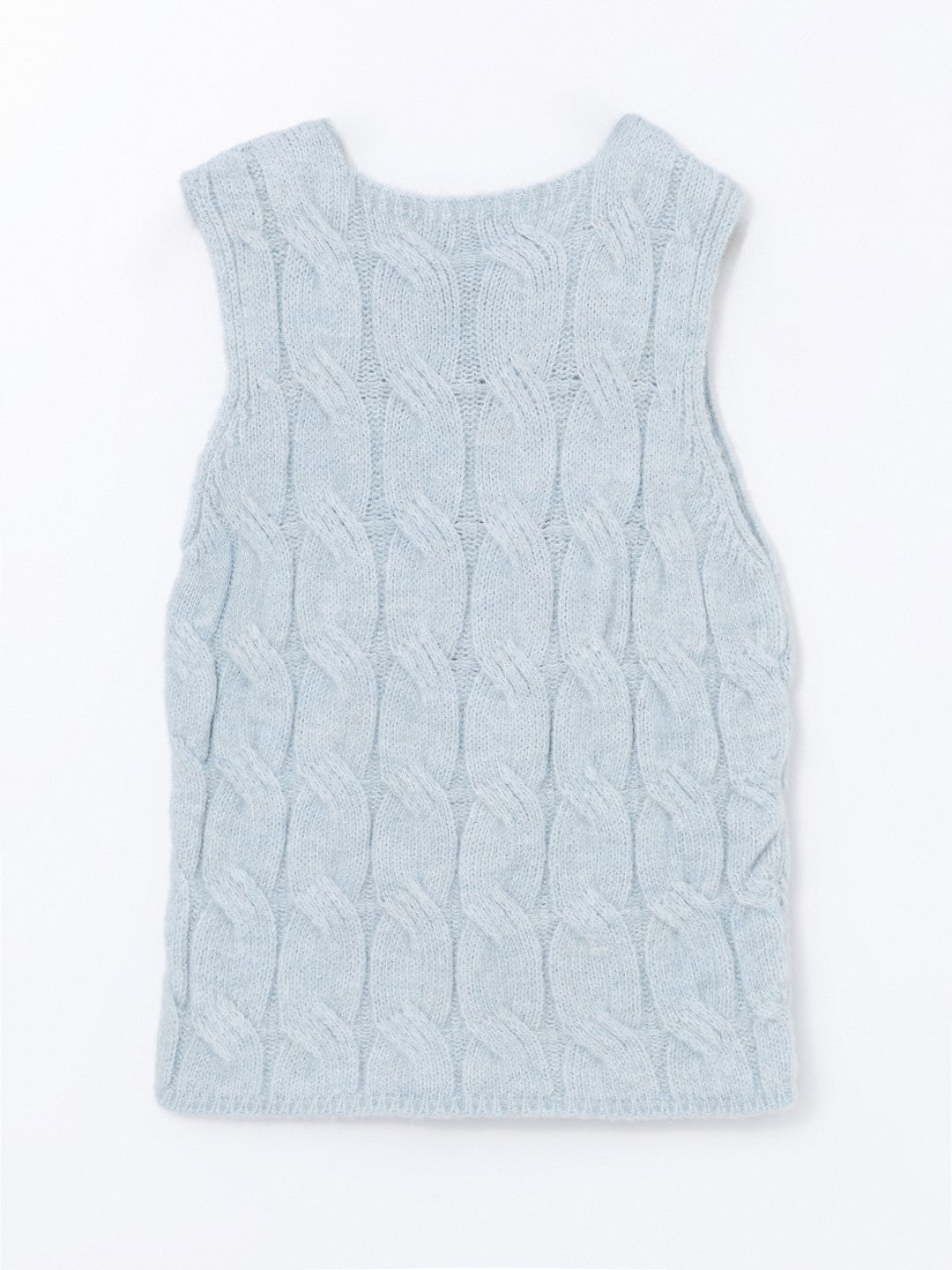 LCW Vision

Light Blue Crew Neck Self-Patterned Women's Knitwear Vest