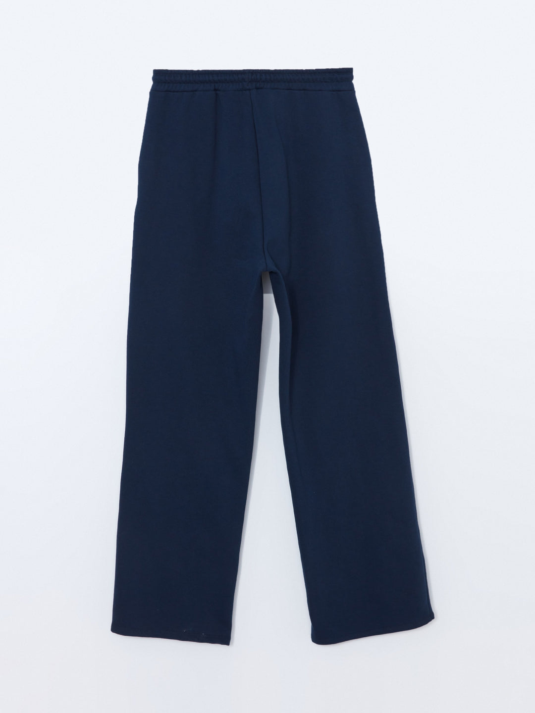 Lcw Modest Navy Blue Elastic Waist Women'S Thick Sweatpants