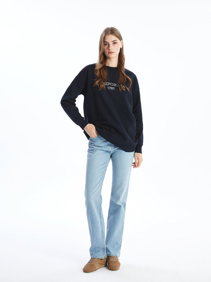 Lcw Modest Indigo Straight Fit Women'S Jeans