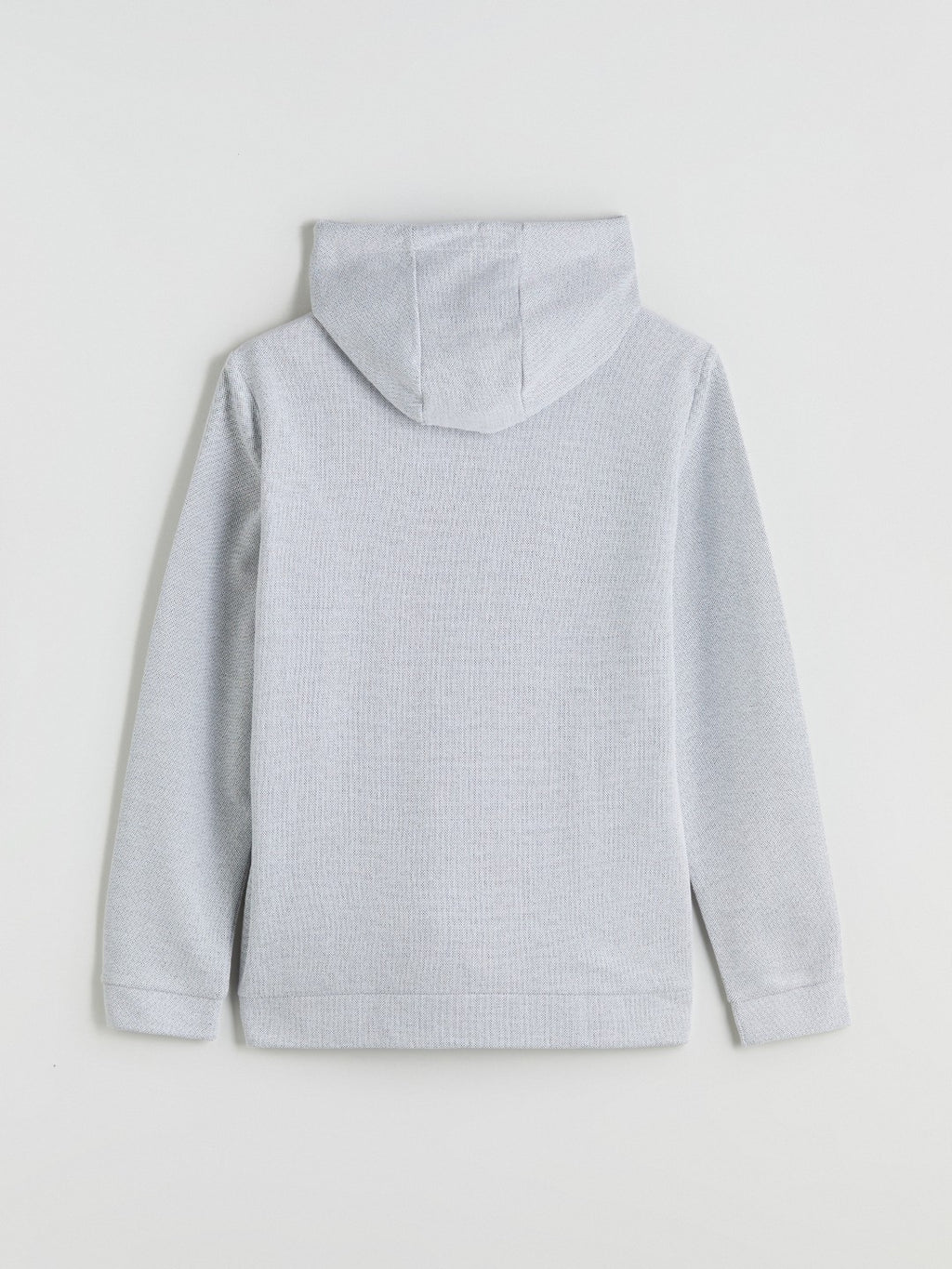 Xside Black Hooded Long Sleeve Men Zippered Sweatshirt