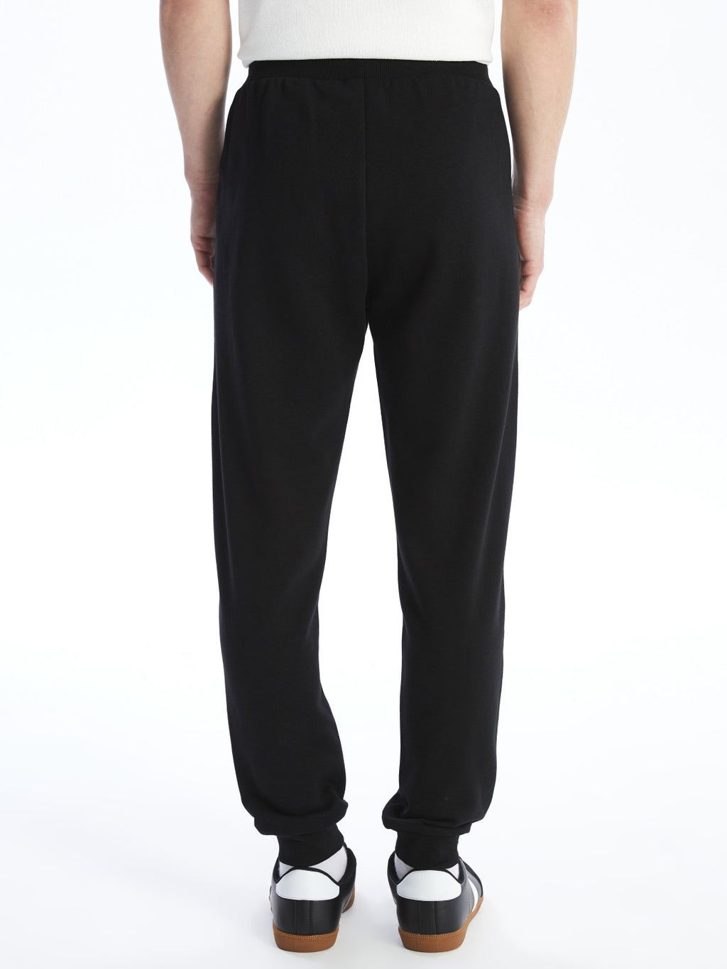 Xside Black Slim Fit Men Thick Jogger Sweatpants