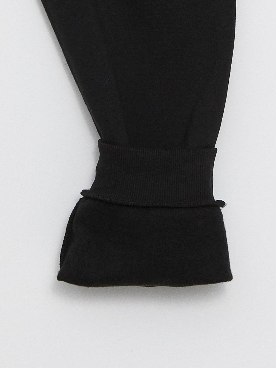 Xside Black Slim Fit Men Thick Jogger Sweatpants