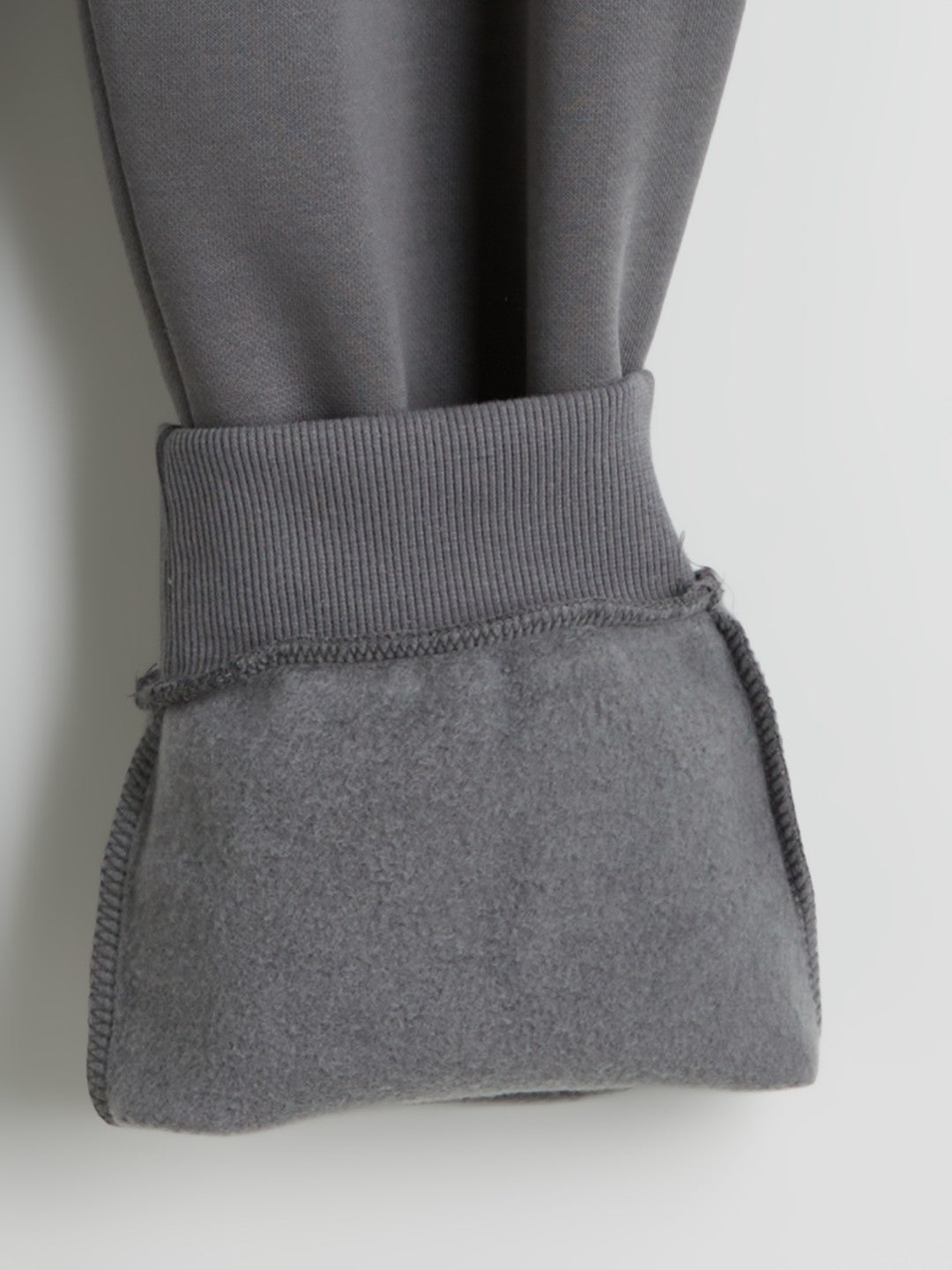 Xside Black Slim Fit Men Thick Jogger Sweatpants