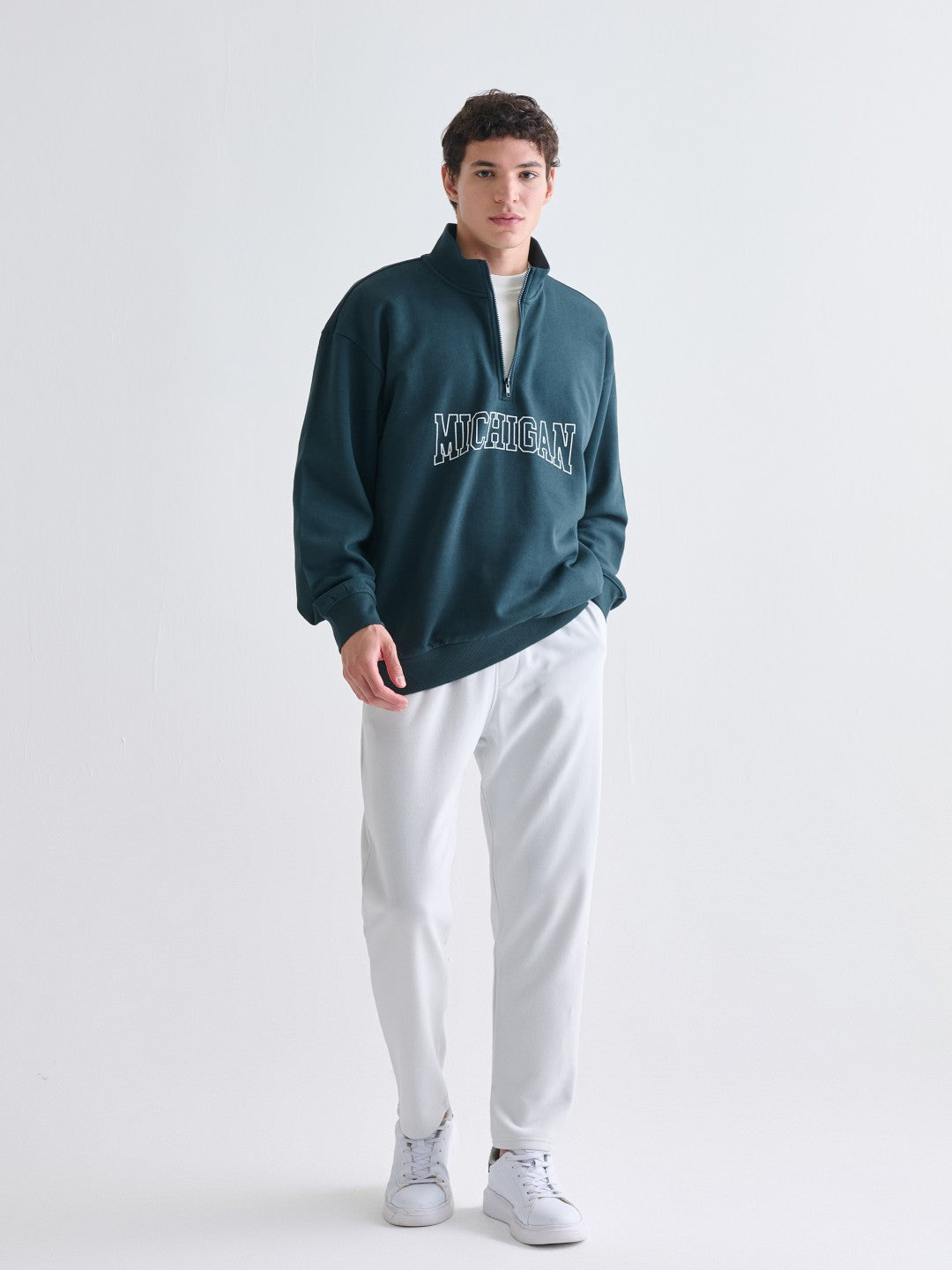 Xside Gray Standard Fit Men Tracksuit Bottoms