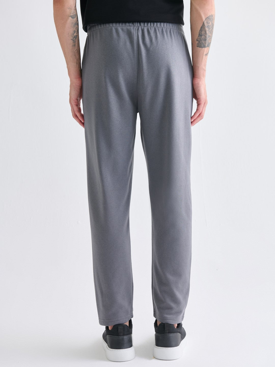 Xside Gray Standard Fit Men Tracksuit Bottoms