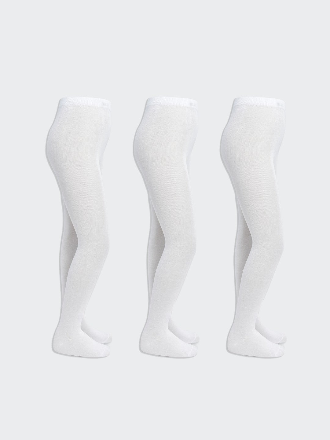 LCW Kids White Girls Tights 3-Pack
