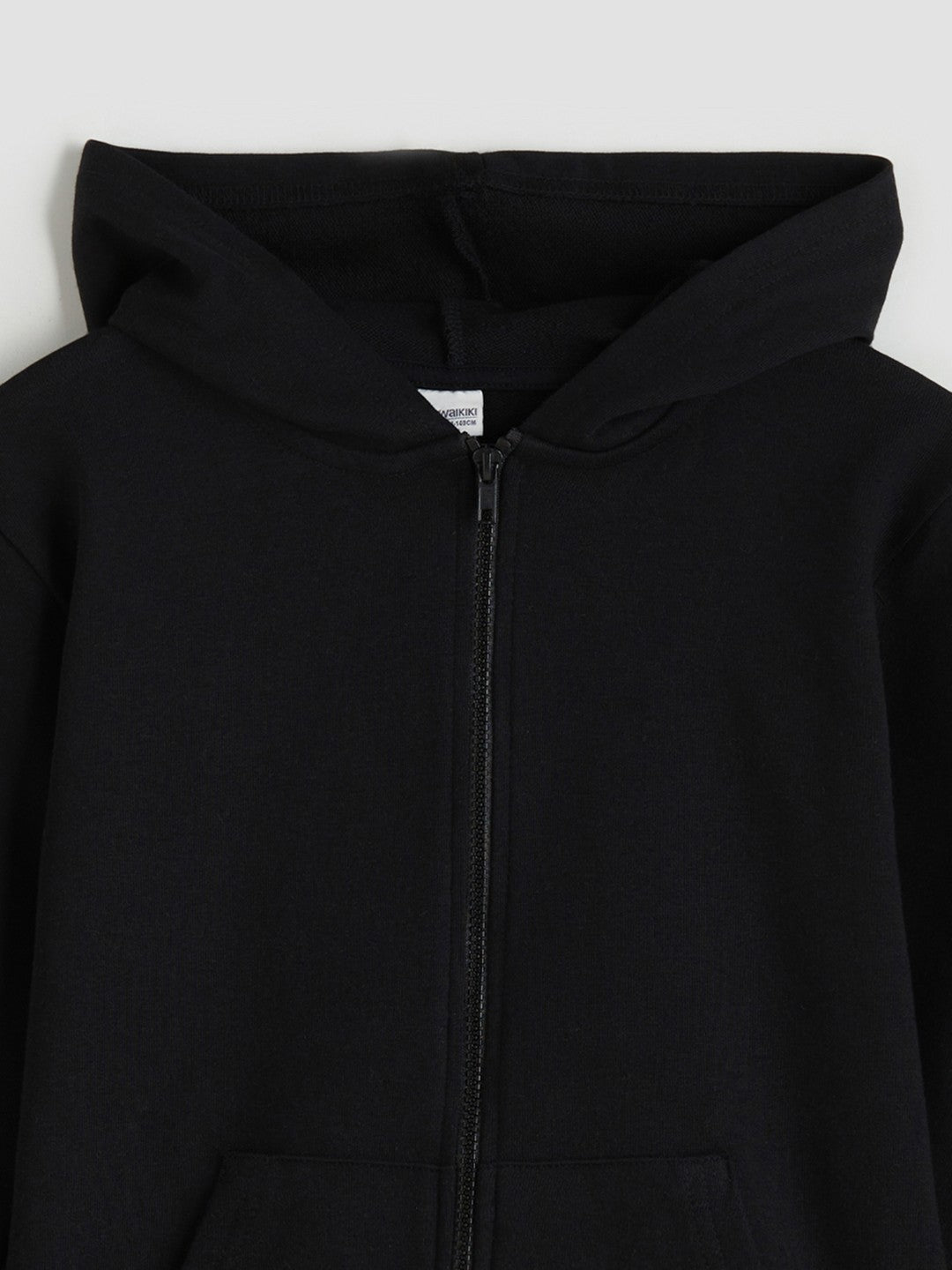 LCW Kids Blue Hooded Boys Zippered Sweatshirt