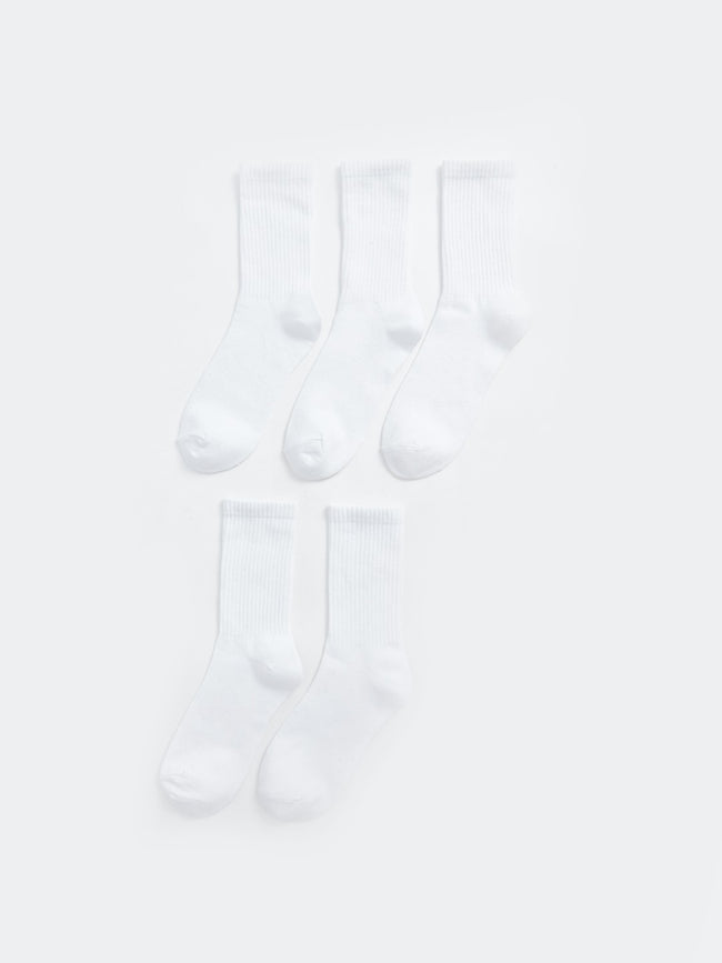 LCW Kids Basic Boys Ankle Socks 5 Pack Hover Image