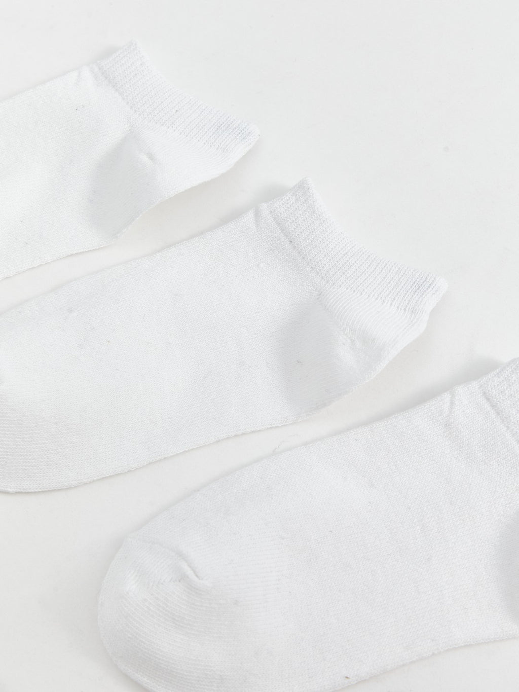 LCW Kids White Basic Boys Ankle Socks 5-Pack