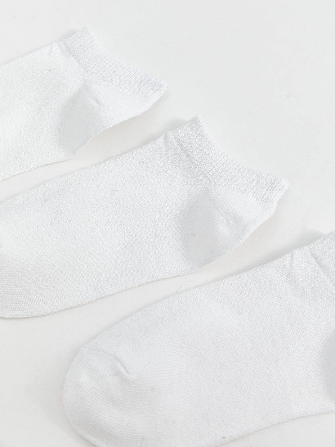 LCW Kids White Basic Boys Ankle Socks 5-Pack