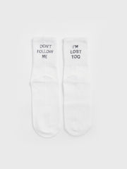 LCW Dream Blue Printed Women Ankle Socks 3-Pack