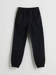 LCW Kids Black Elastic Waist Boy Jean Trousers