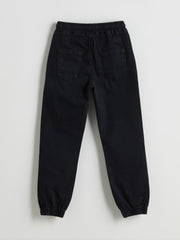 LCW Kids Black Elastic Waist Boy Jean Trousers