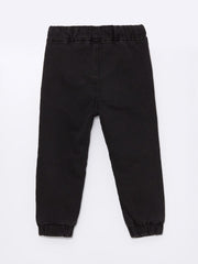 LCW Kids Black Basic Boy Fleece Lined Jean Pants
