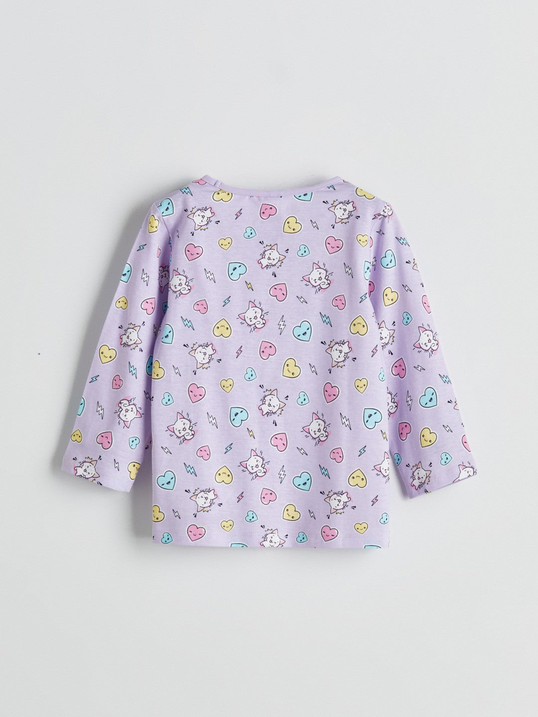 Lc Waikiki Lilac Crew Neck Girls Pajama Set