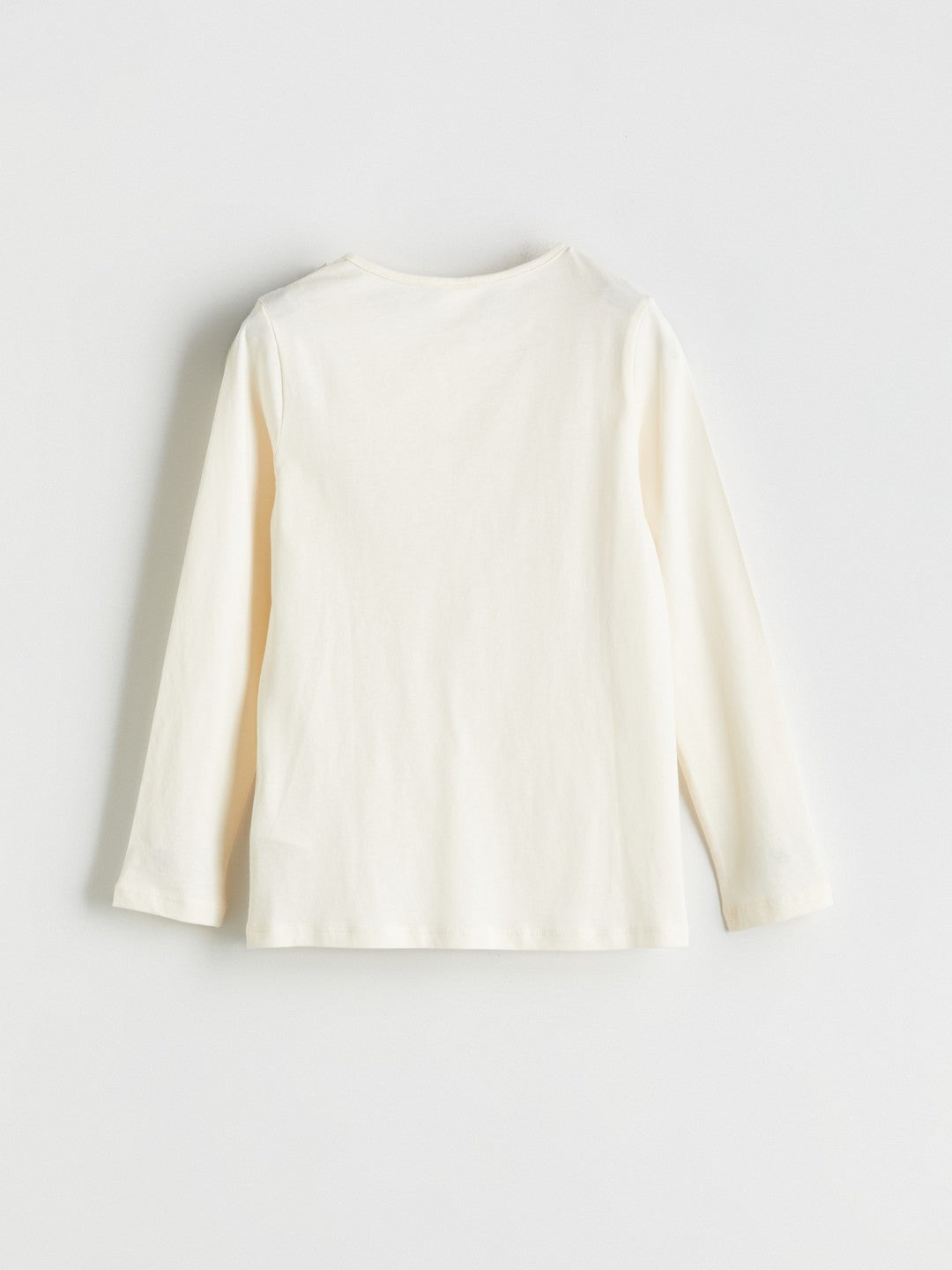 LCW Kids Ecru Crew Neck Girls Pajama Set