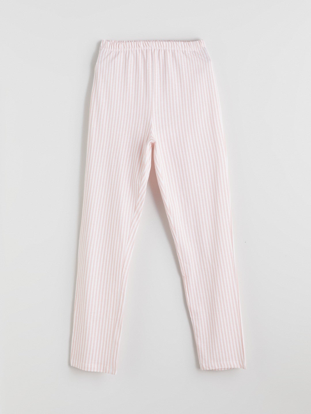 LCW Kids White Shirt Collar Girls Pajama Set