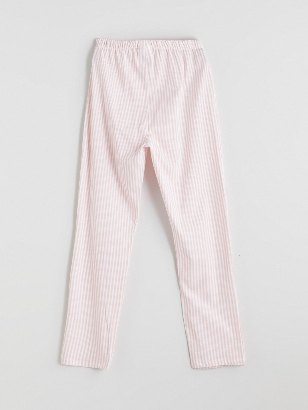 LCW Kids White Shirt Collar Girls Pajama Set