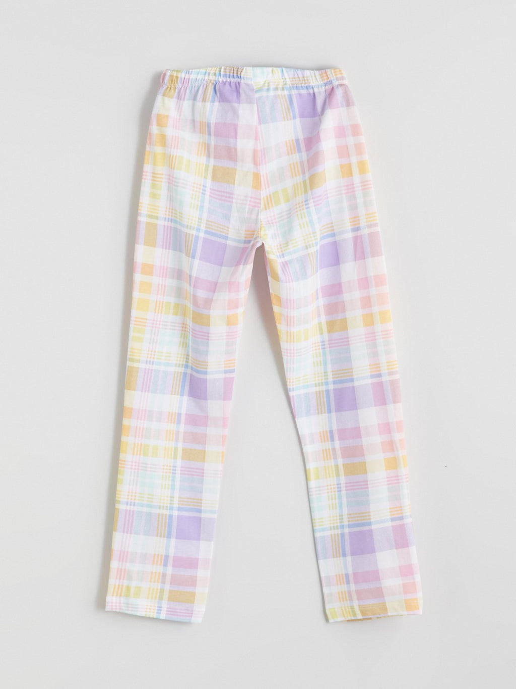 LCW Kids White Shirt Collar Girls Pajama Set