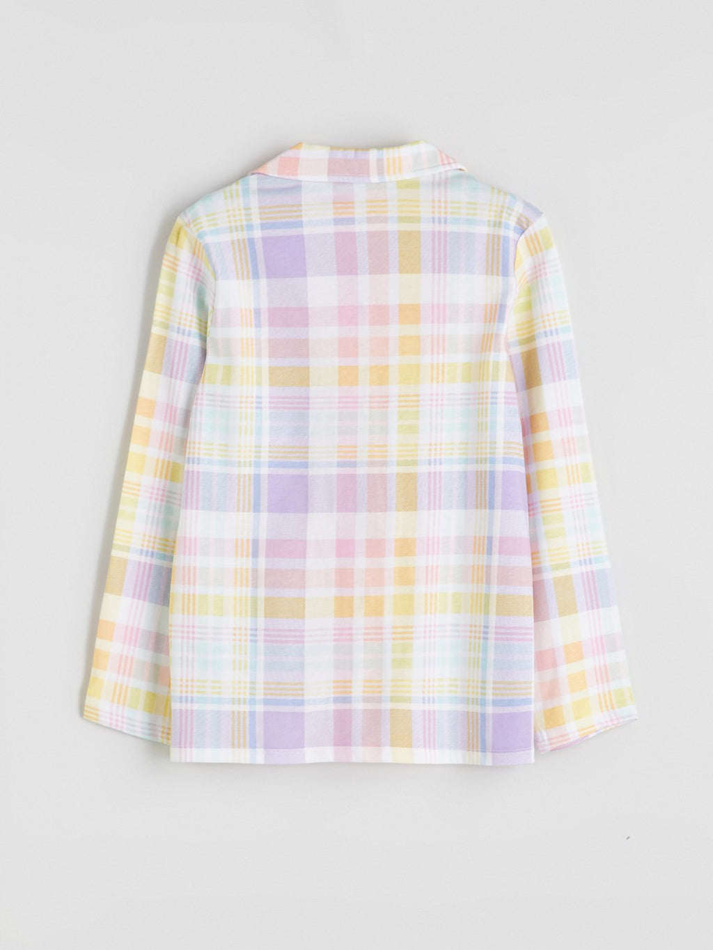 LCW Kids White Shirt Collar Girls Pajama Set