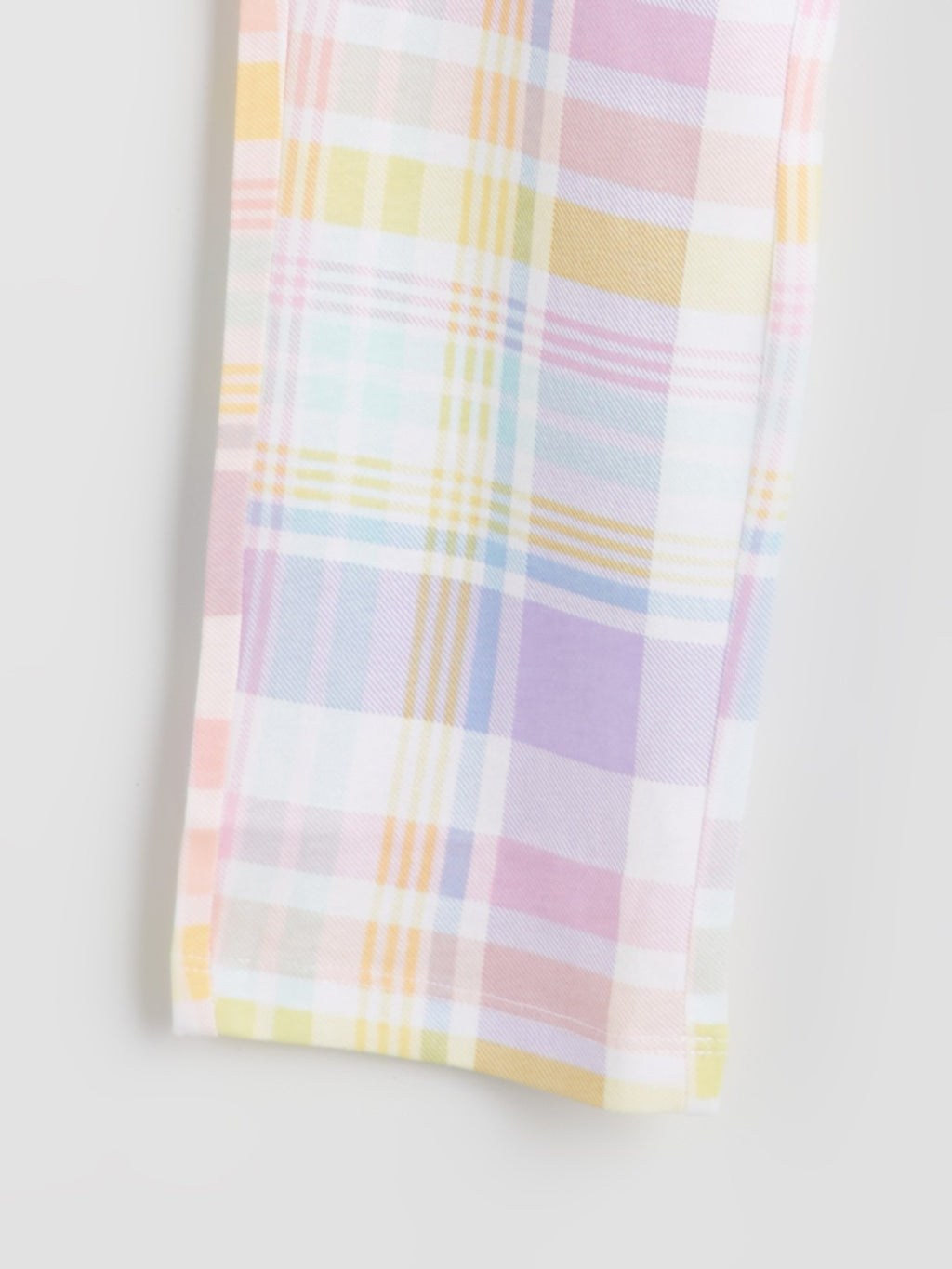 LCW Kids White Shirt Collar Girls Pajama Set