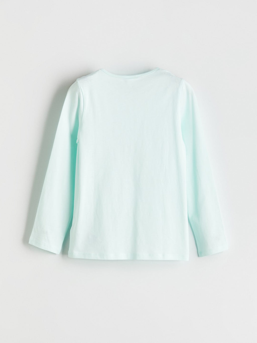 LCW Kids Turquoise Crew Neck Girls Pajama Set