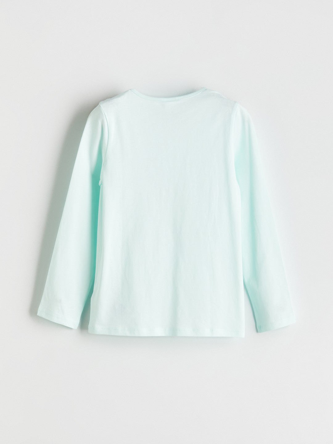 LCW Kids Turquoise Crew Neck Girls Pajama Set