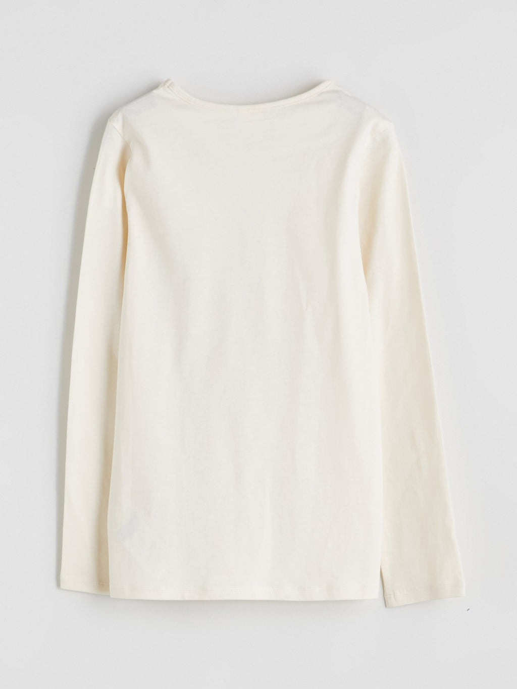 LCW Kids Ecru Crew Neck Girls Pajama Set