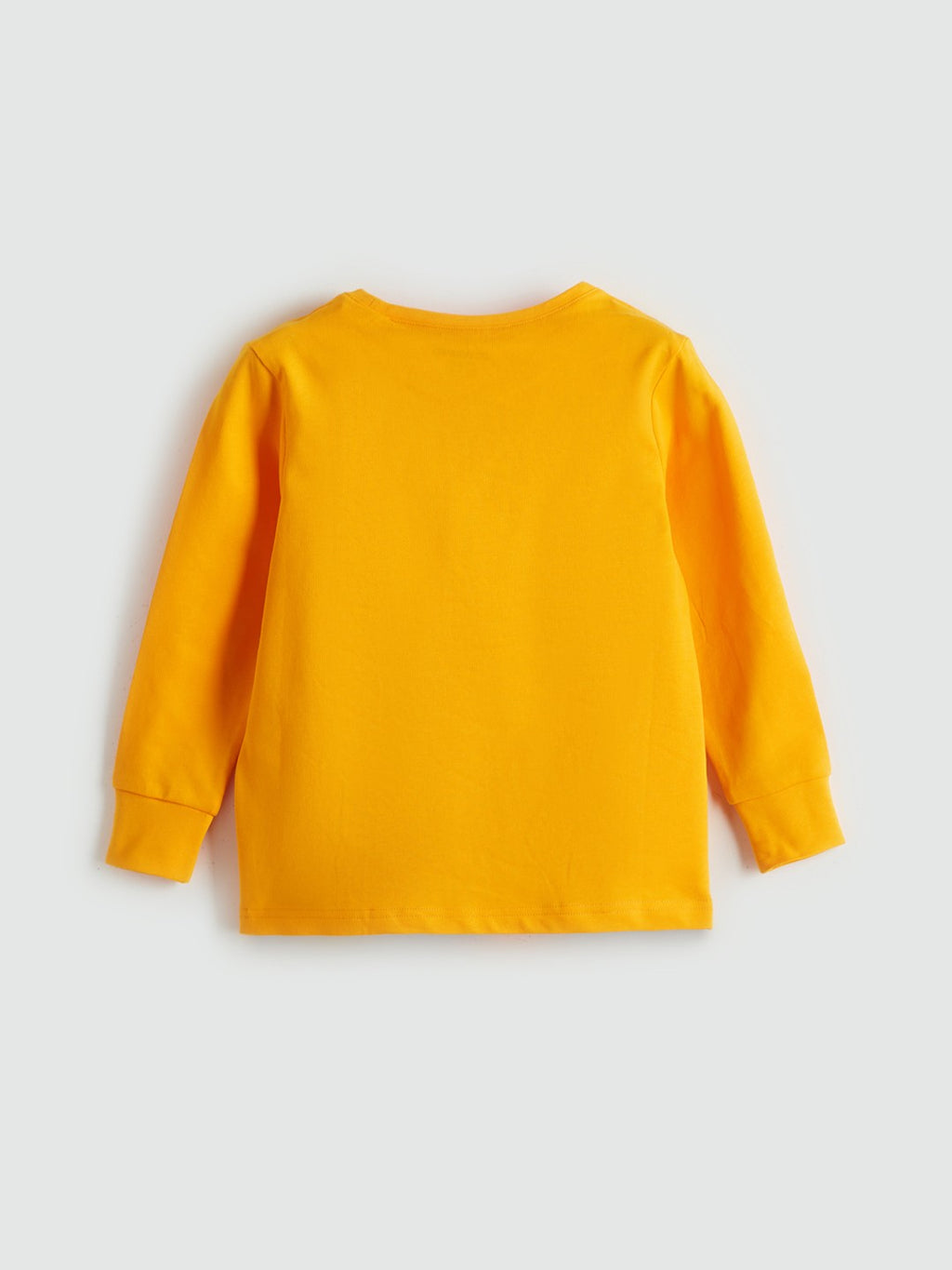 LCW Kids Orange Crew Neck Boys Pajama Set