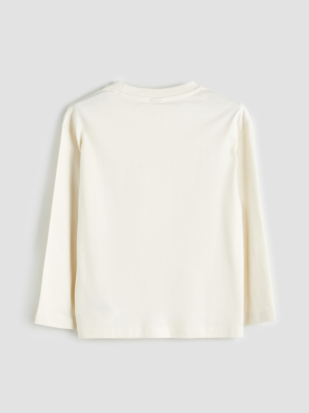 LCW Kids Beige Crew Neck Boys T-Shirt