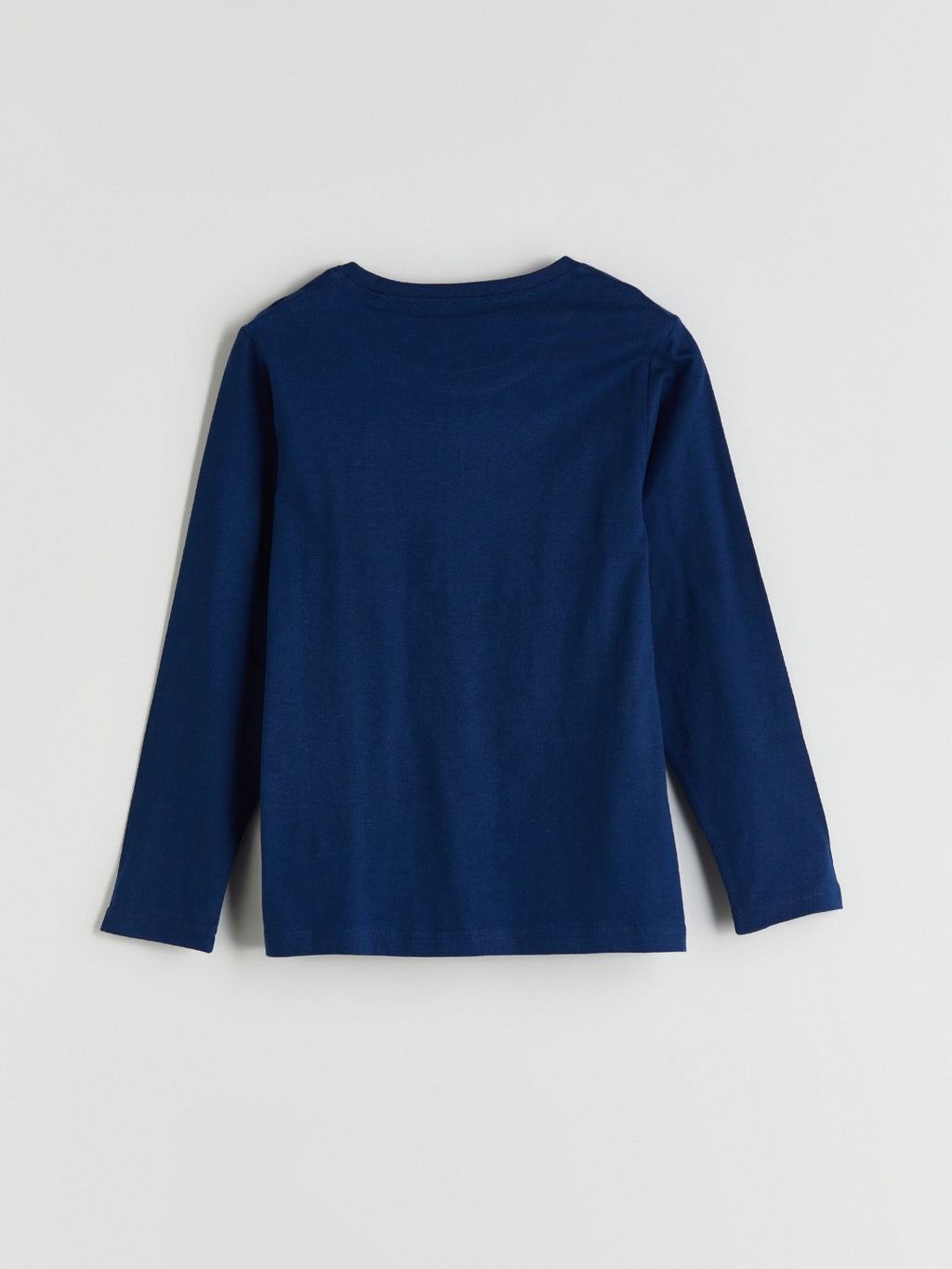 LCW Kids Navy Blue Crew Neck Boys Pajama Set